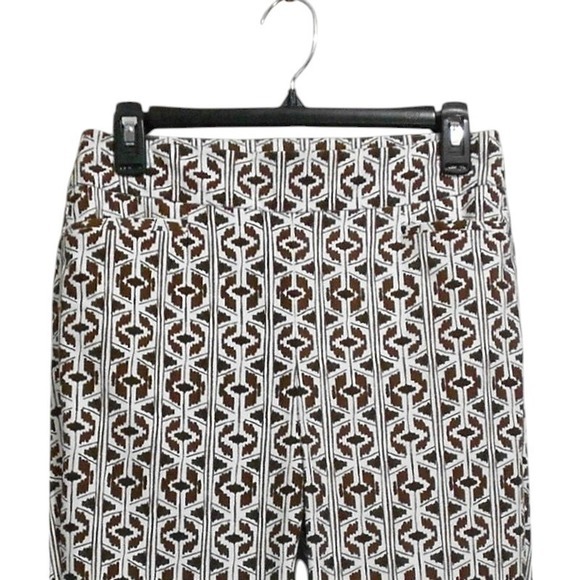 Chico's Capri Pants Womens Size 00 2 Straight Leg Geo Print Casual Everyday Wear - Picture 7 of 13